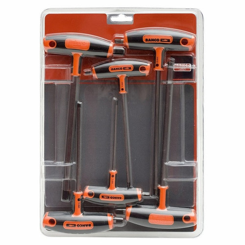 Bahco 903T-1 - T Handle Hex Key Set - 6 Piece